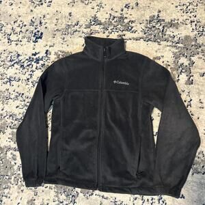 Columbia black fleece jacket #fleecelove